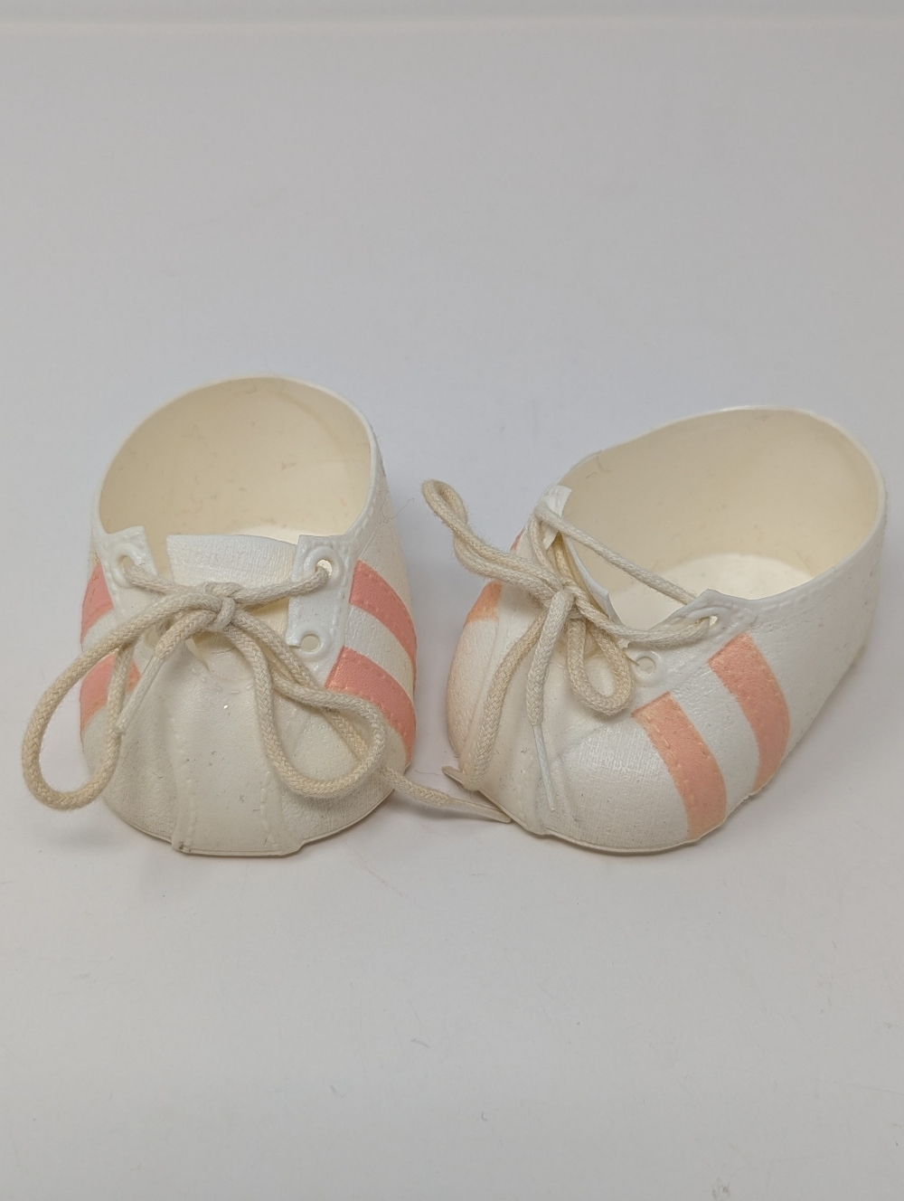 Cabbage Patch Kids Doll Shoes Pink Stripes TLC